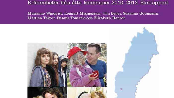 Stöd till anhöriga - Erfarenheter från åtta kommuner 2010–2013 - Slutrapport