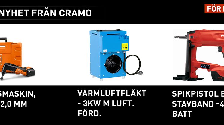 Produktnyhet från Cramo