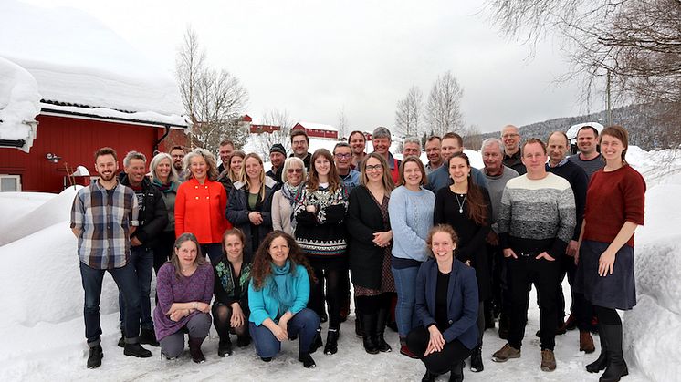 Inspirasjonssamling på Kringler gjestegård 2018. Foto: Lotte Shephard