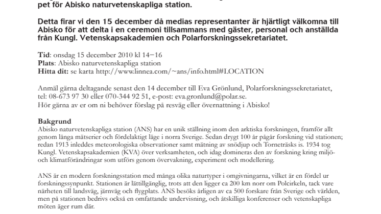 Abisko+Polar=sant
