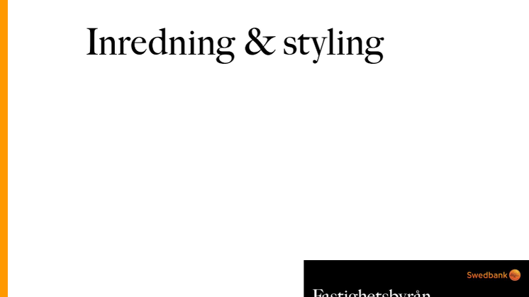 Undersökning: Svenskar om inredning och home styling