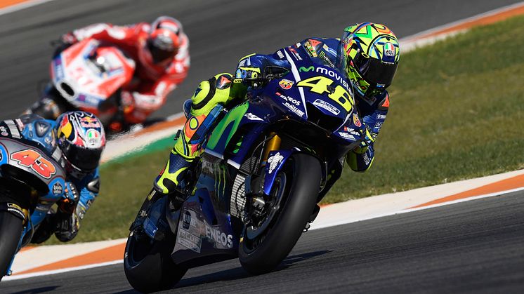 最終戦5位、ランキングは5位でシーズンを終了した#46 V・ロッシ＆YZR-M1