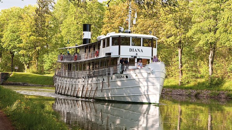 Pressbild - Göta Kanal - m/s Diana