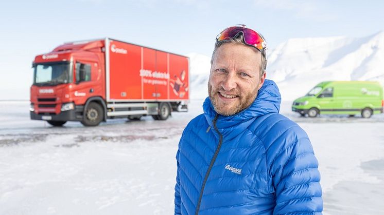 Helelektrisk post på Svalbard