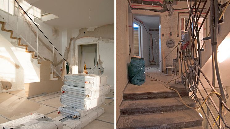 Restaureringen av Peterstorp trummar på