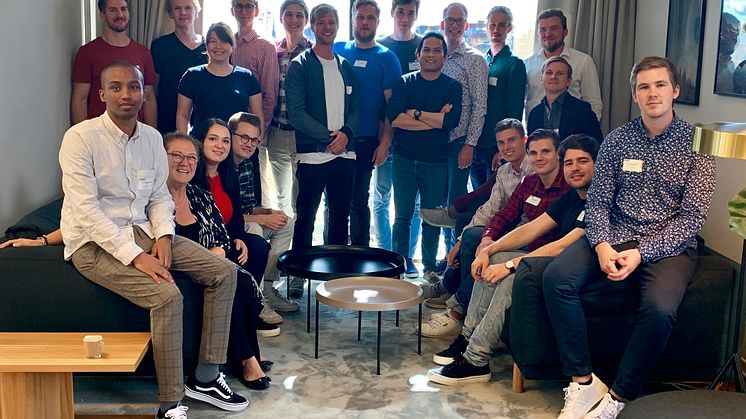 Den 2:a september började ett helt gäng på Omegapoint, varav 17 traineer.