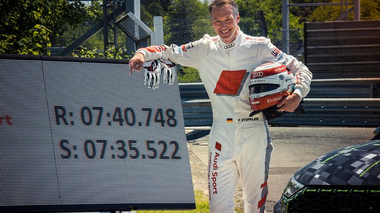 Frank Stippler fra Audi Sport og rekord-tiden fra Nürburgring Nordsløjfen