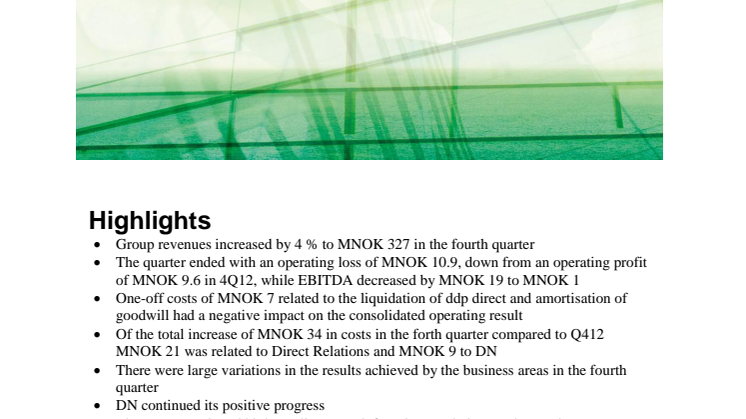 Quarterly Report fourth quarter 2013
