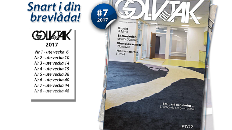 Intressanta, inspirerande golvprojekt på gång just nu runt om i Sverige. Läs mer i Golv till Tak nr 7.