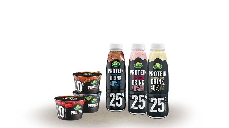 Arla Protein Range Freisteller