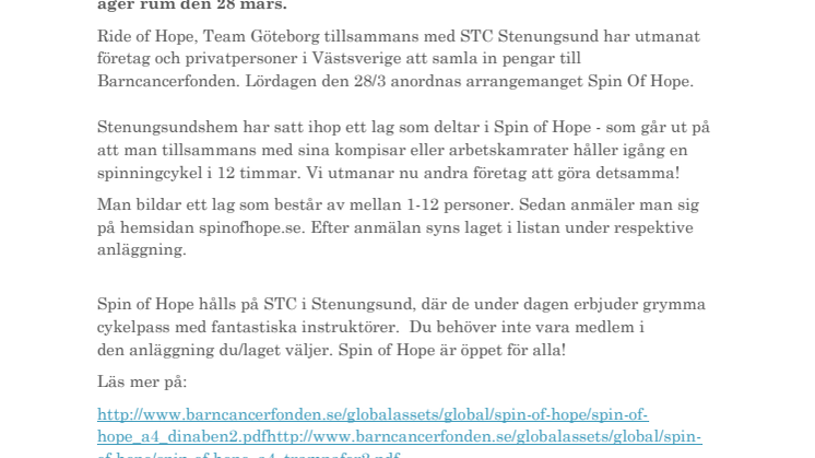 Stenungsundshem cyklar för livet