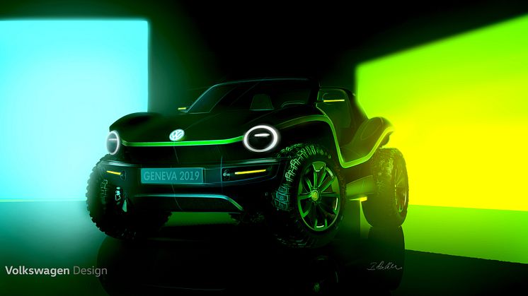 Beach buggy konceptbil har verdenspremiere på Genève Motor Show