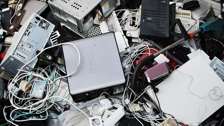 Att minska elavfallet är extra viktigt då elektronik har stor miljöpåverkan. Foto Johanna Montell
