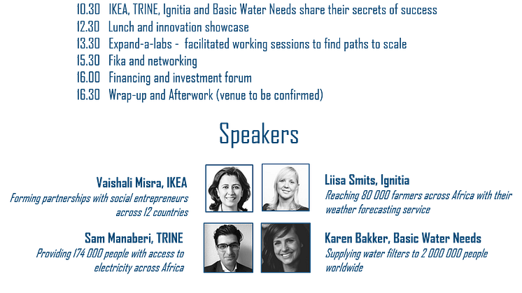 Welcome to join the "Inclusive Business FORUM 2017 - Scaling for Impact"