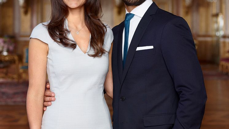 Prins Carl Philip och fröken Sofia Hellqvist