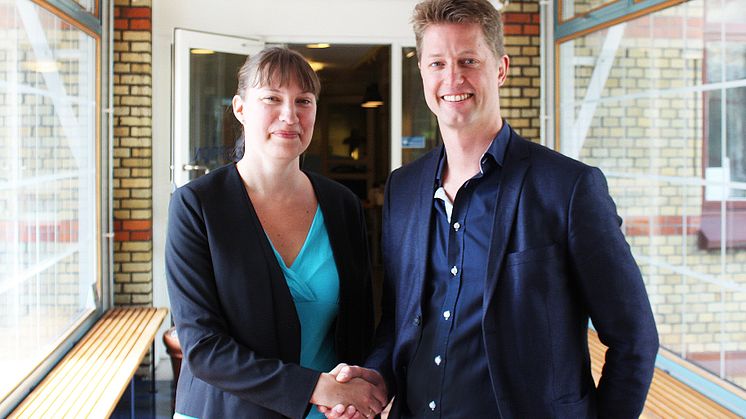 Linnéa Lindau och Johan Lassing