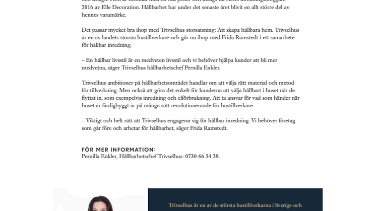 Föregångare för hållbar inredning