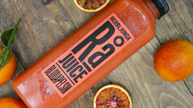 Tillfällig nyhet i juicehyllan – 100% blodapelsin!