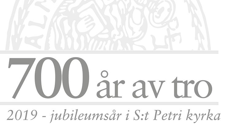 Presskonferens: S:t Petri kyrka 700 år, 1319-2019