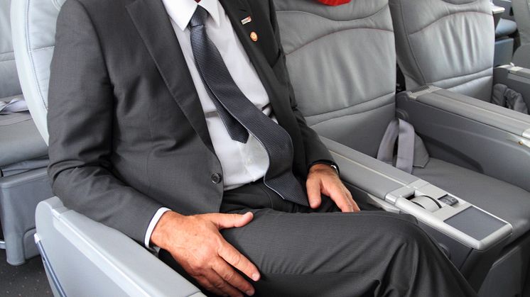 Björn Kjos onboard Dreamliner