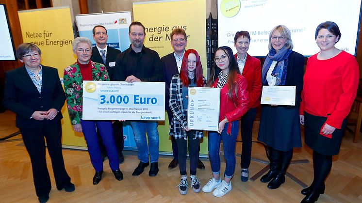 Bürgerenergiepreis Oberfranken_2019_Preisträger_Mittelschule_Hummeltal