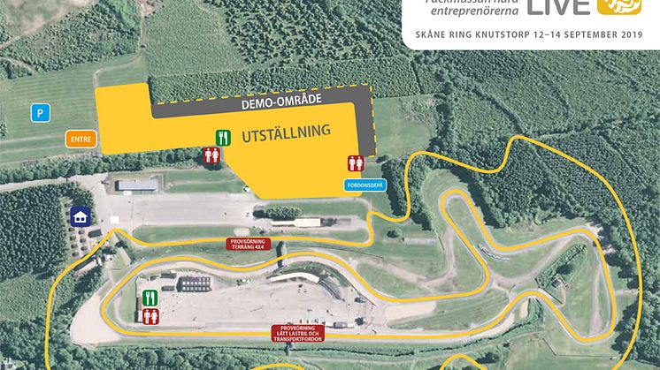 Entreprenad Live till Ring Knutstorp, 12-14 september 2019