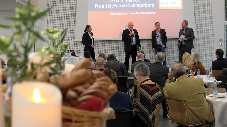 Netværket FremtidsForum Skanderborg mødes i Fælleden i Skanderborg 