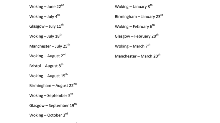 Daikin VRV Systems Plugin - UK Training Schedule