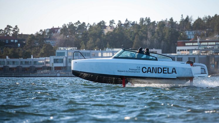Candela C-8 maiden flight