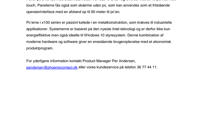 Boks- og panel-pc’er til basisapplikationer