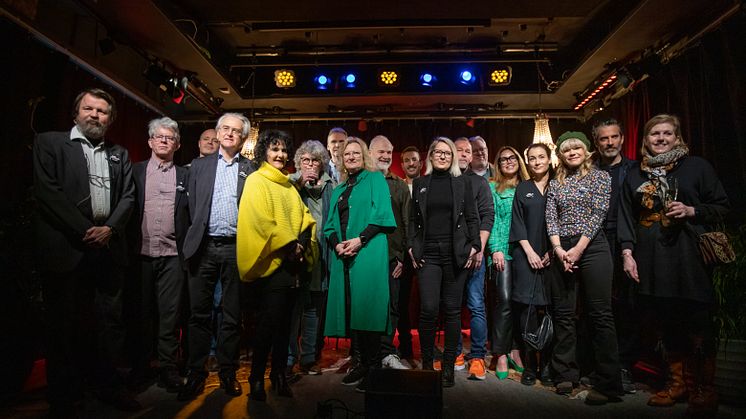 Den ellevte Krimfestivalen fikk i år besøk av rekordmange krimforfattere. Over 60 forfattere, inkludert nesten hele den norske krimeliten deltok på scenen. Foto: Slipstream Media