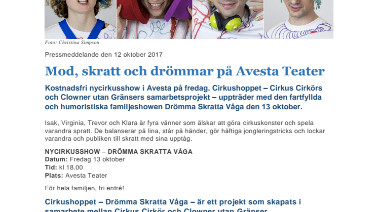 Mod, skratt och drömmar på Avesta Teater 