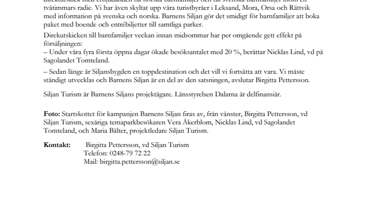 Temaparker i samarbete ska locka norska barnfamiljer