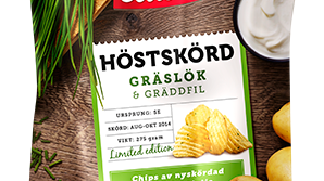 Just nu! Extra goda chips med nyskördad potatis från Halland och Skåne