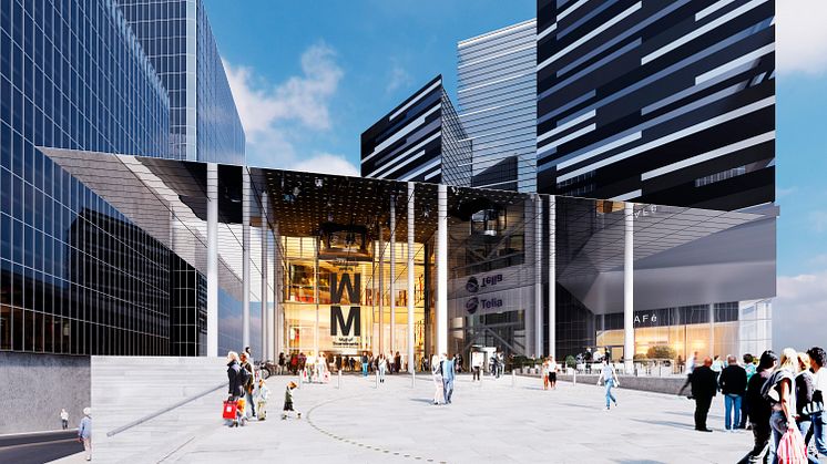 Fiberfeber i nya Mall of Scandinavia