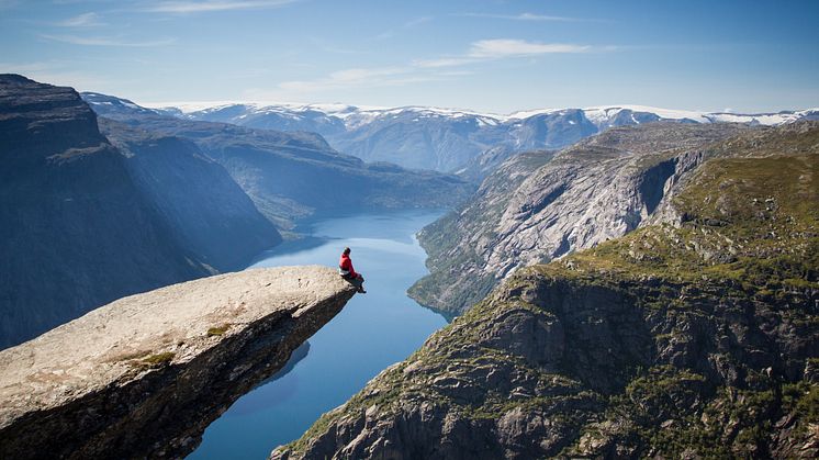 Trolltunga i Norge.
