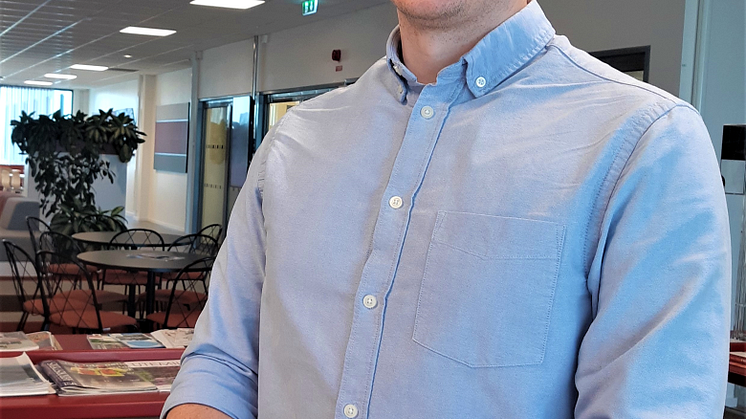 Theo Wilkås, VA-ingenjör på Teknik- och serviceförvaltningen.