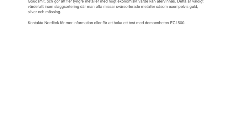 Bättre återvinning av tunga metaller