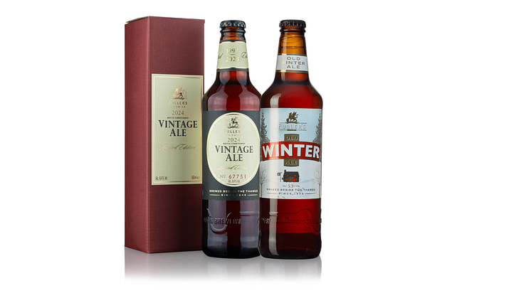 Dubbla lanseringar från Fuller’s – Vintage Ale 2024 och Old Winter Ale