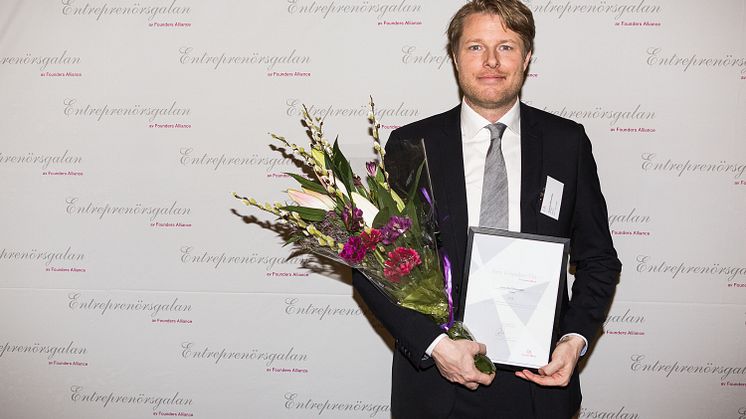 Årets Grundare Öst 2014 tilldelas Netlights grundare Lars Olof Elfversson