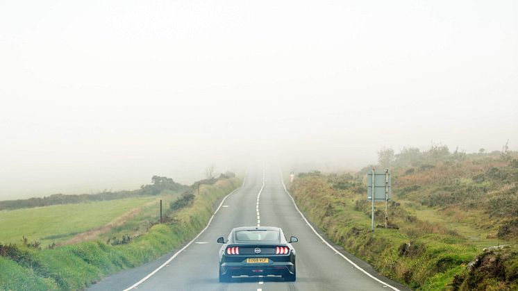 Mustang Bullitt på Isle of man