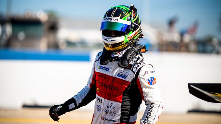 Frederik Schandorff sluttede lige udenfor podiet på Sebring