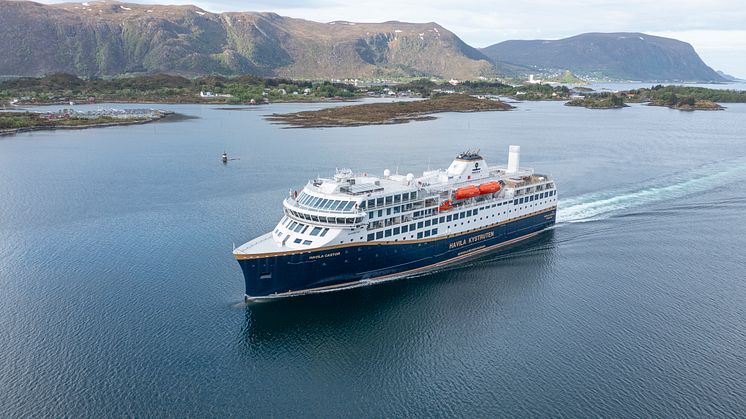 Havila Castor at sea