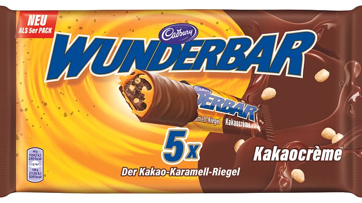 Mondelēz International launcht neue Sorte des Schokoriegels Wunderbar