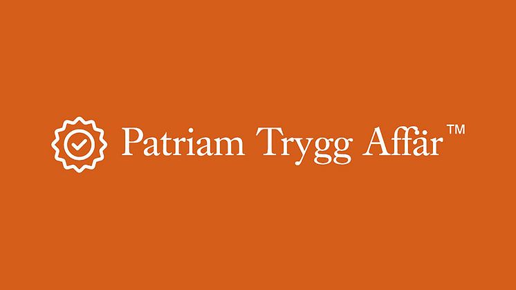 Patriam lanserar trygghetspaketet Patriam Trygg Affär