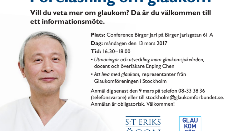 Nu kan du få veta mer om glaukom – en av Sveriges vanligaste ögonsjukdomar