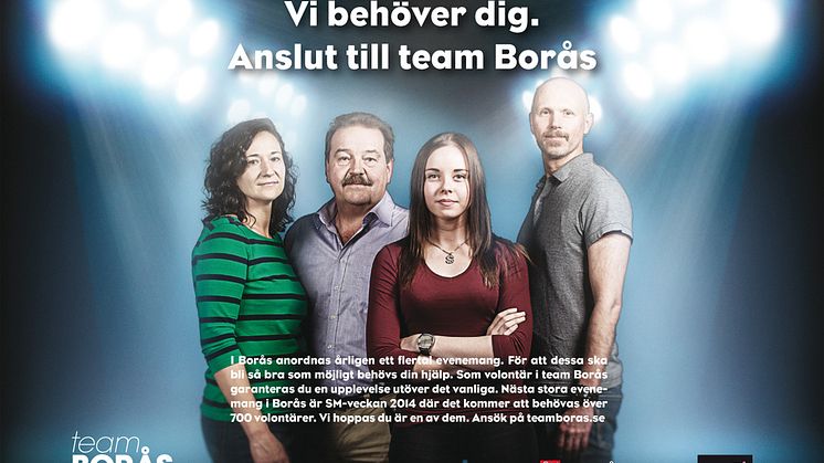 Team Borås stärker större evenemang i Borås