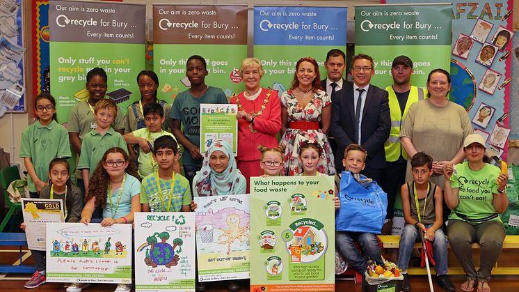 Youngsters take the lead in recycling and tackling litter