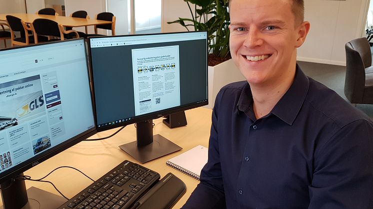 Carsten ser frem til at byde kolleger og kunder velkommen i den nye afdeling.