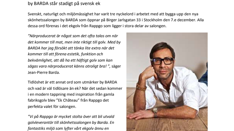 by BARDA står stadigt på svensk ek